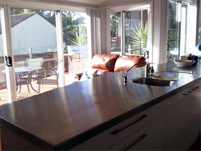 Stainless steel kitchen bench Stainless steel kitchen bench